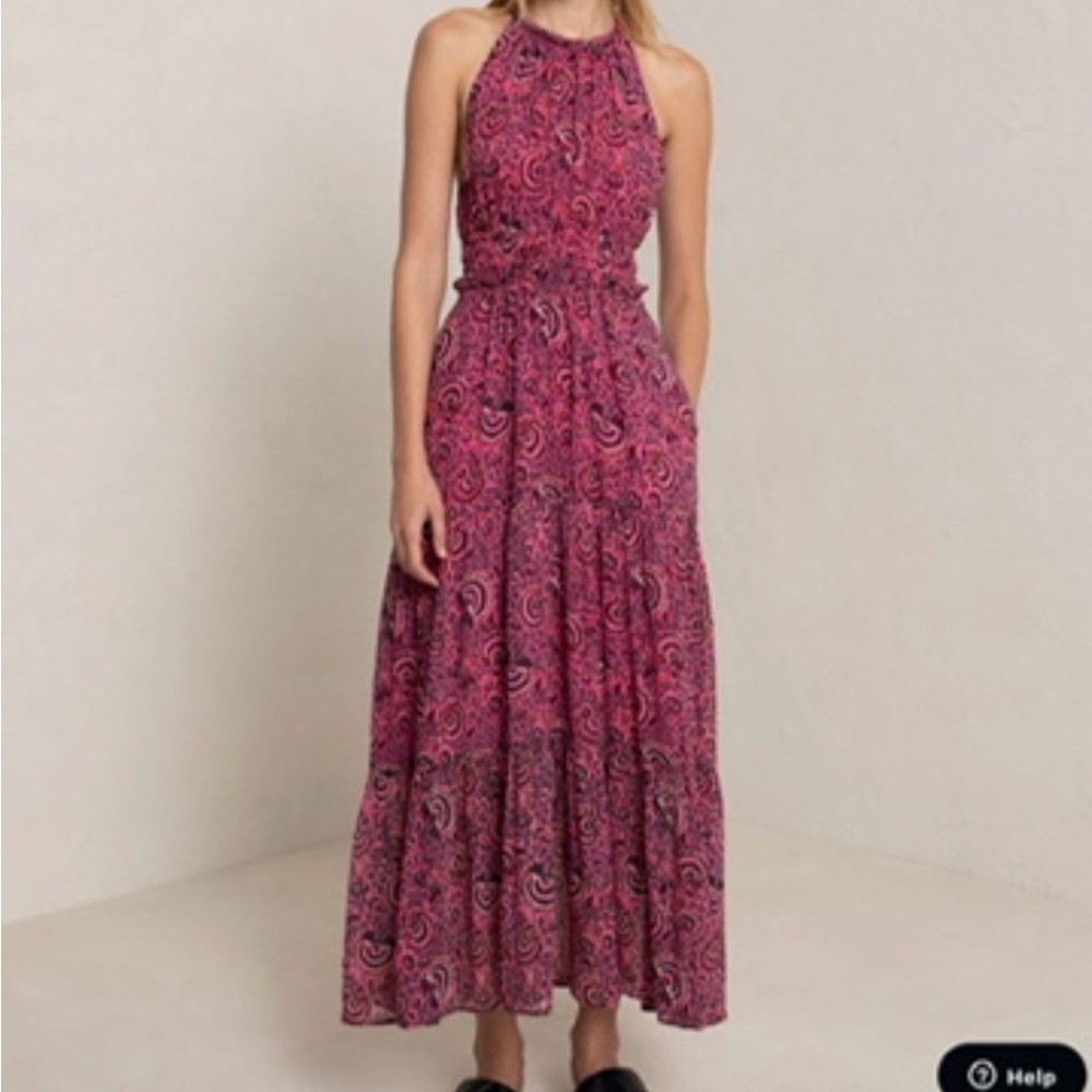 ALC printed maxi dress